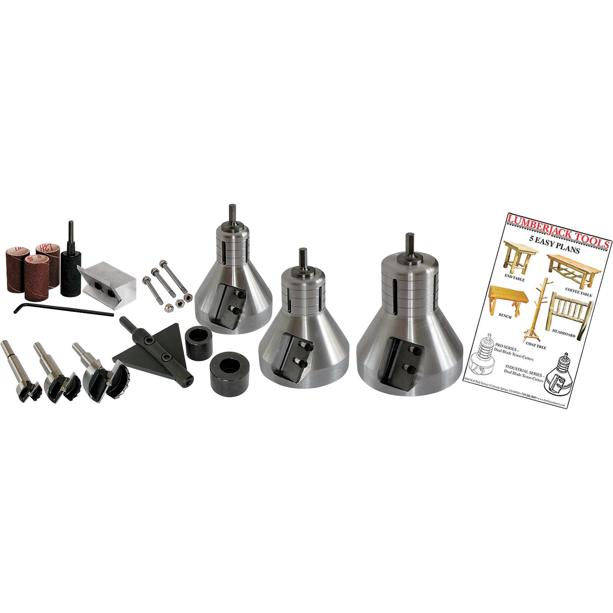 Lumberjack Tools Log Furniture Tool Kit — Industrial Series 3Pc